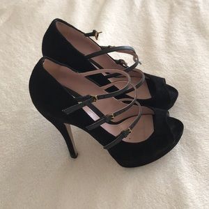 Gucci strap heels women shoes
